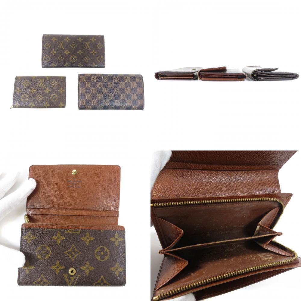 Louis Vuitton Wallet Damier Portemonnaie Tresor Monogram Billet long
